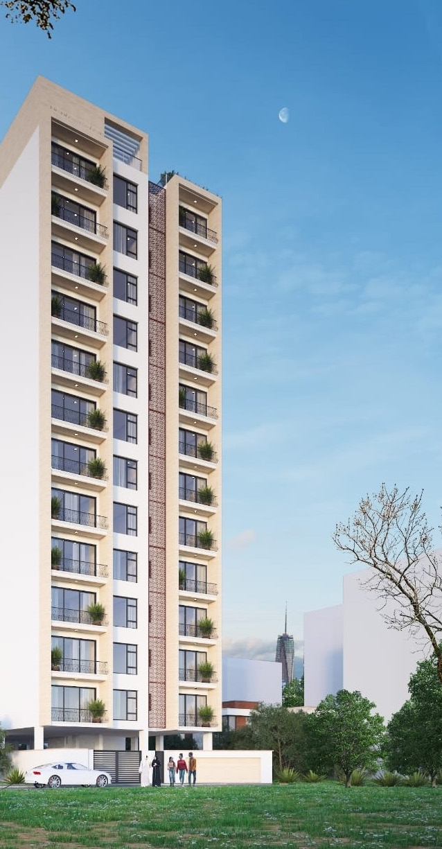 Zuqruf Heights day exterior rendering